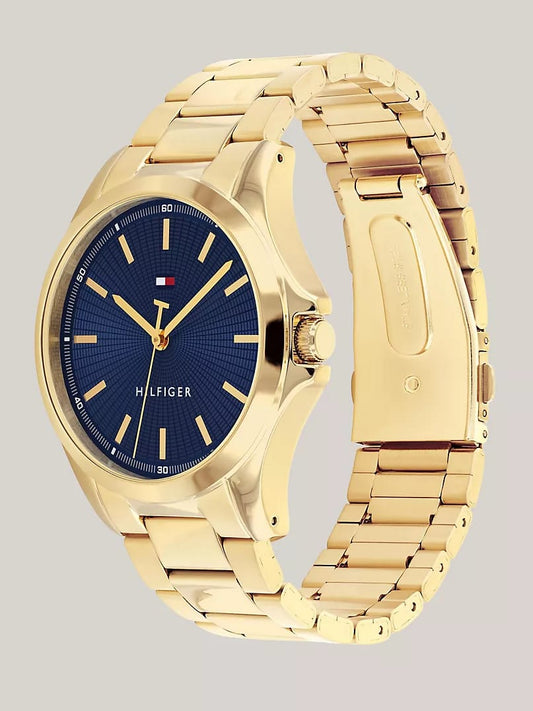Tommy Hilfiger 43MM Gold-Tone Sport