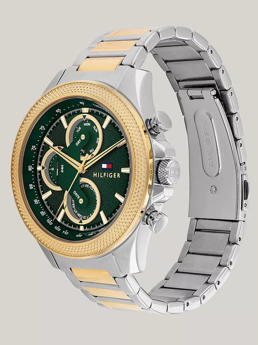 Tommy Hilfiger 46MM Stainless Steel Two tone Watch