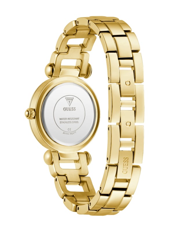 Guess Gold-Tone Analog 