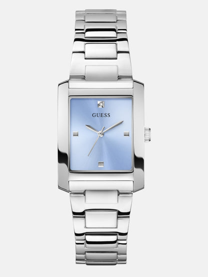 Guess Silver-Tone Analog 