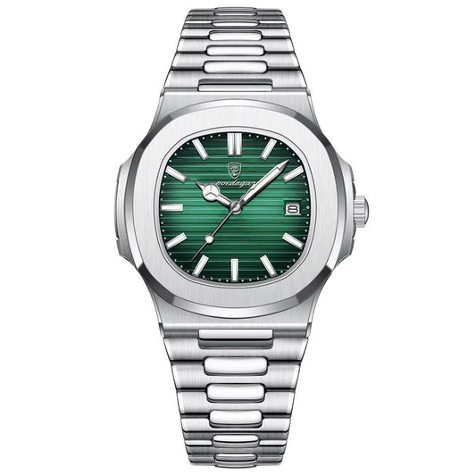 Poedagar Silver Green Dial