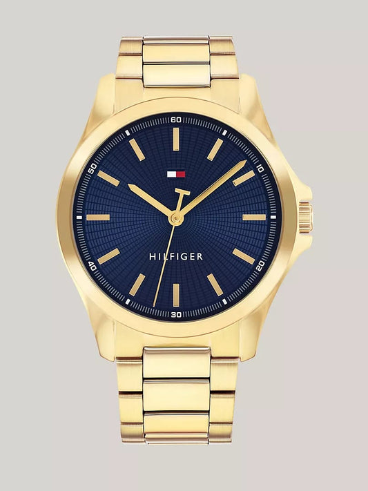 Tommy Hilfiger 43MM Gold-Tone Sport