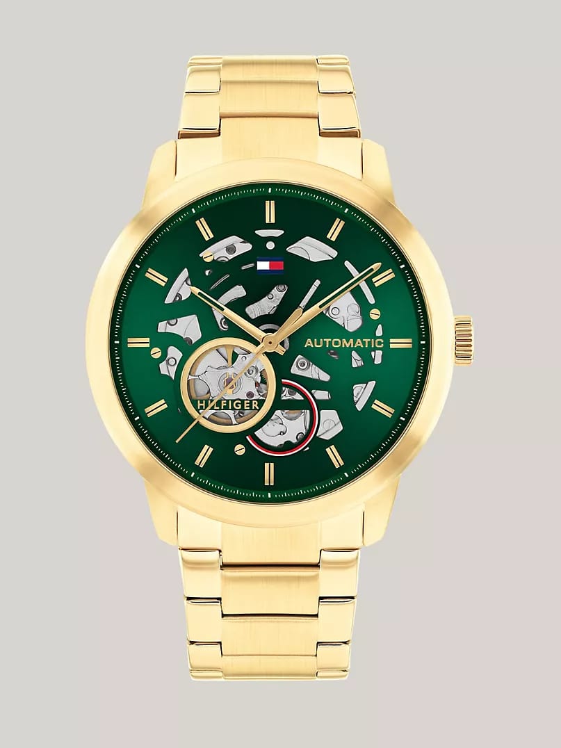 Tommy Hilfiger 43MM Skeleton Dial Automatic